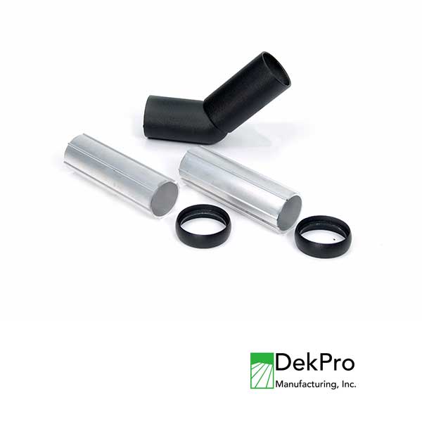 DekPro Prestige ADA Handrail Multi-Angle Connector Kit Contents