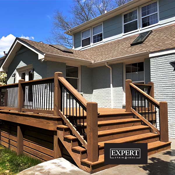 Expert Semi-Solid Wood Stain Barnwood Deck - The Deck Store USA