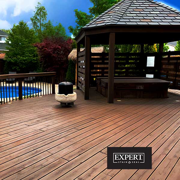 Expert Semi-Solid Wood Stain Sable Deck - The Deck Store USA