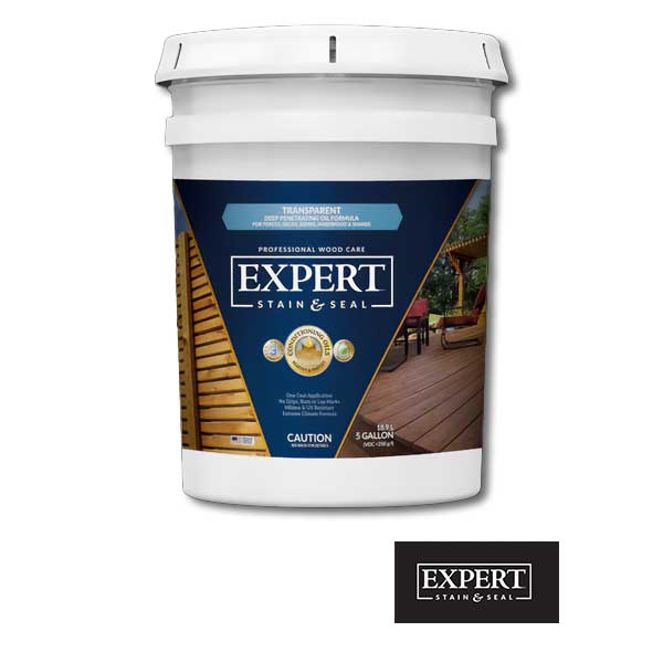 Expert Transparent Deck Stain 5 Gallon Bucket at The Deck Store USA