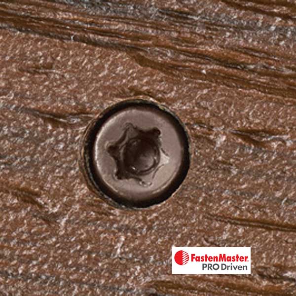Trapease Dark Brown Color Match Deck Screw