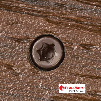 Trapease Dark Brown Color Match Deck Screw