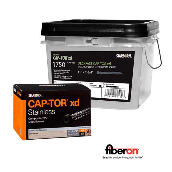 Fiberon Cap-Tor xd Deck Screws