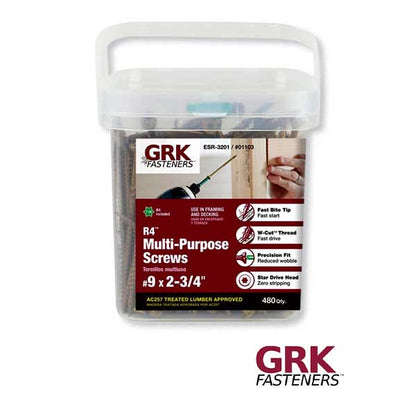 GRK R4 Multi-Purpose Screws ProPak