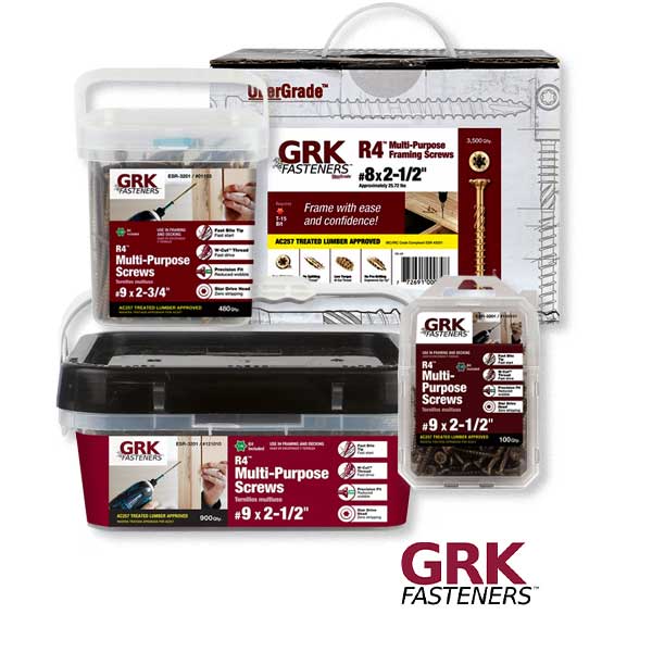 GRK R4 Multi-Purpose Screws