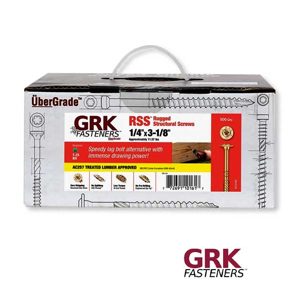 GRK RSS Rugged Structural Screws Bulk Carton