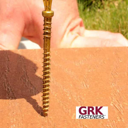 GRK RT Composite Trim Head Screw In Use