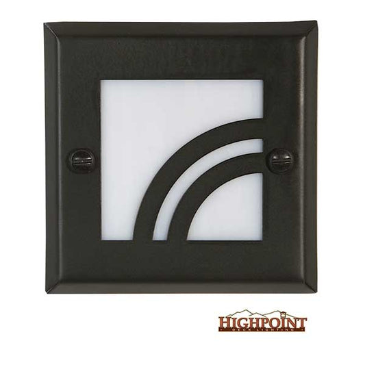 Highpoint Apex Recessed Step Lights - Textured Black - The Deck Store USA