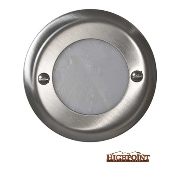 Highpoint Berkeley Recessed Step Lights - Stainless - The Deck Store USA
