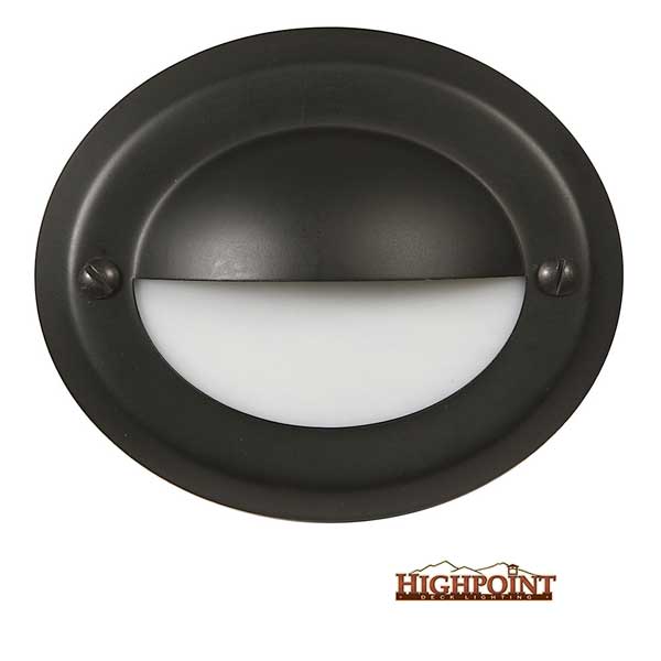 Highpoint Estes Recessed Step Lights - Textured Black - The Deck Store USA