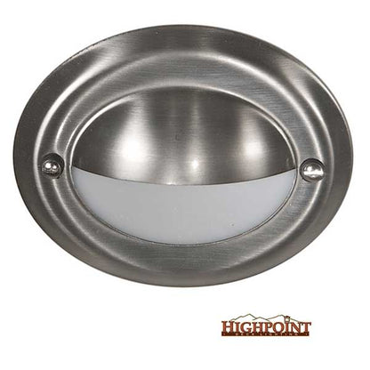 Highpoint Estes Recessed Step Lights - Stainless - The Deck Store USA