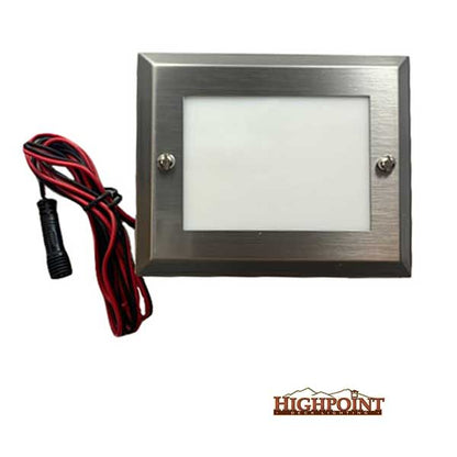 Highpoint Genesis Recessed Step Lights - Stainless - The Deck Store USA