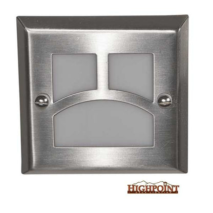 Highpoint Moab Recessed Step Lights - Stainless - The Deck Store USA