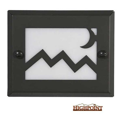 Highpoint Pikes Peak Recessed Step Lights - Textured Black - The Deck Store USA