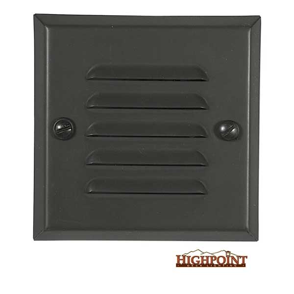 Highpoint Yellowstone Recessed Step Lights - Textured Black - The Deck Store USA