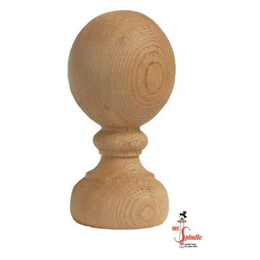 Mr. Spindle Colonial Ball Top 4" Finials at The Deck Store USA