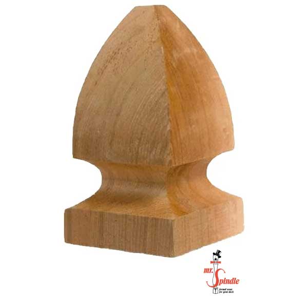Mr. Spindle French Gothic 4" Finials at The Deck Store USA