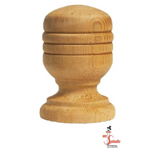 Mr. Spindle Queen Anne 4" Finials at The Deck Store USA