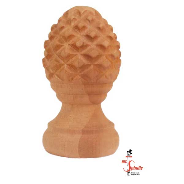 Mr. Spindle 6" Pineapple Finial with Rings at The Deck Store USA