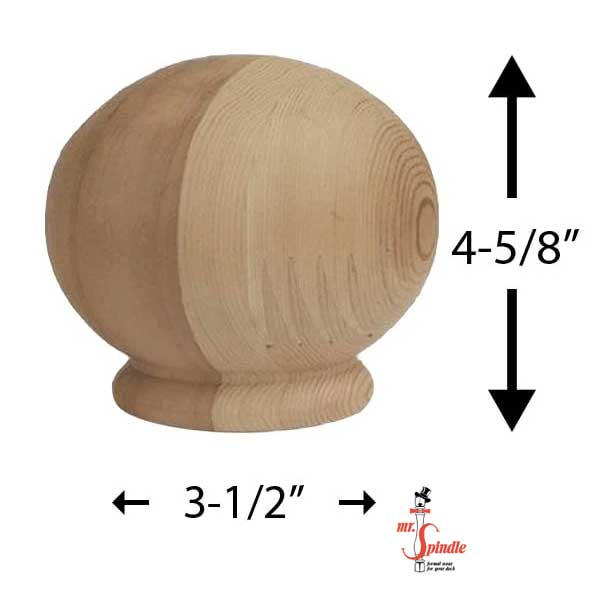 Mr. Spindle 6" Bailey Finials - The Deck Store USA