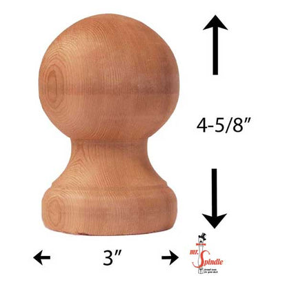 Mr. Spindle Boise Ball Top Finials