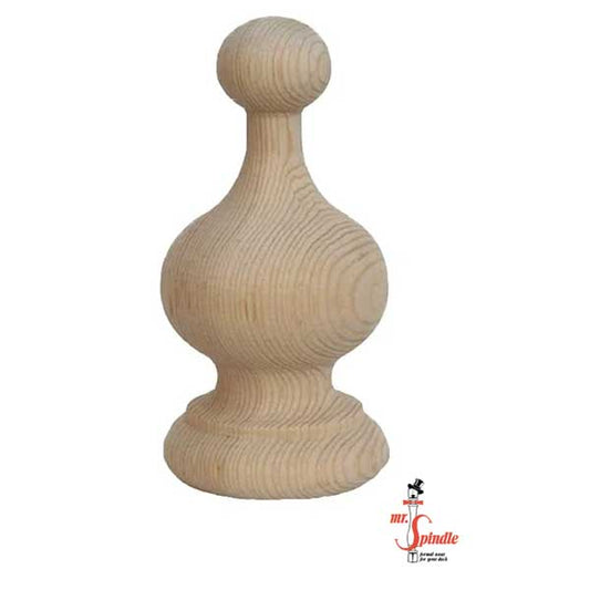 Mr. Spindle Crown Finials at The Deck Store USA