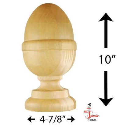 Mr. Spindle Majestic Finial Measurements - The Deck Store USA