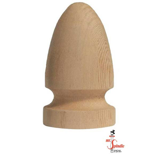 Mr. Spindle Round Gothic Wood Finials at The Deck Store USA