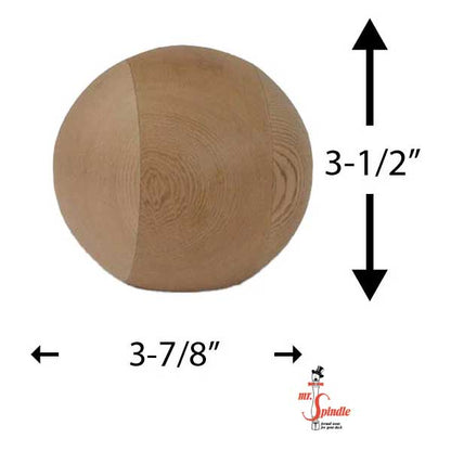 Mr. Spindle Sphere Finials Measurements - The Deck Store USA