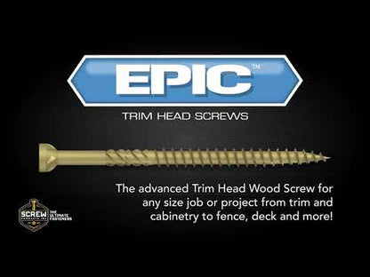 Screw Products EPIC Trim Head Screws