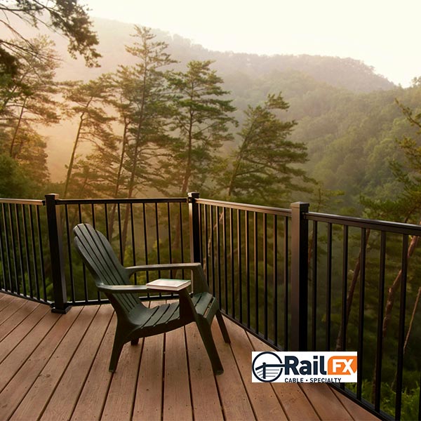 RailFX Oasis Picket Rail Installed