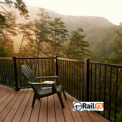 RailFX Oasis Picket Rail Installed