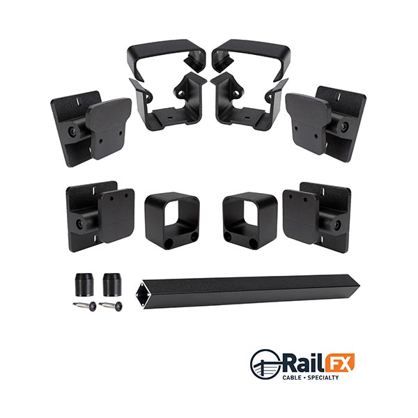 Picket Board Rackets RailFX Oasis Picket Rail Brackets – The Deck Store USA