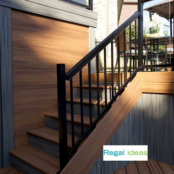 Regal Aluminum Stair Rail Installed
