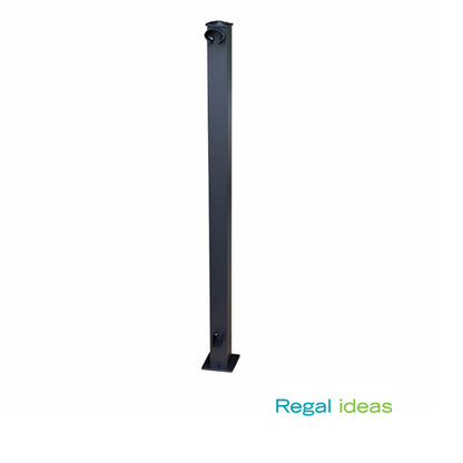 Urban Rail End Post - Textured Black