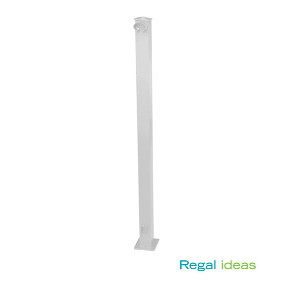 Urban Rail End Post - Textured White