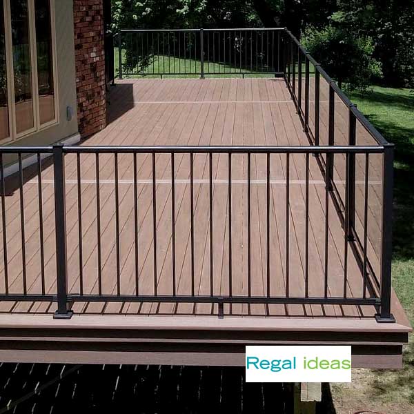 Textured Black Urban Rail Installed