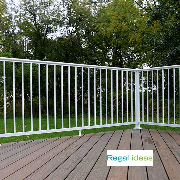 Textured White Urban Rail Installed