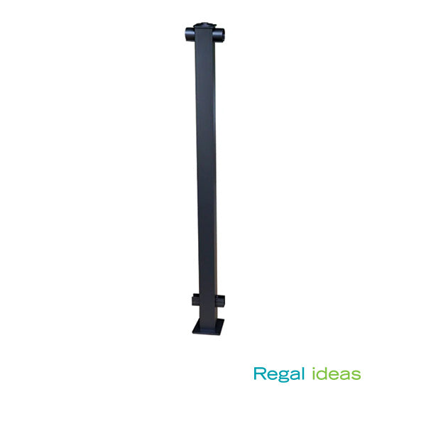 Urban Rail Line Post - Textured Black