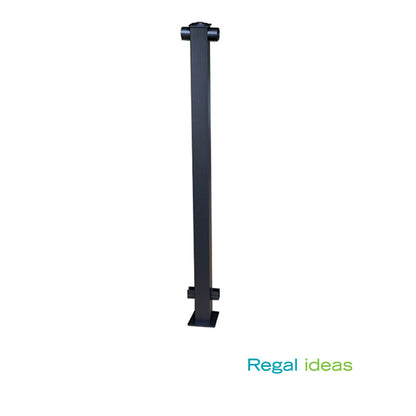 Urban Rail Line Post - Textured Black