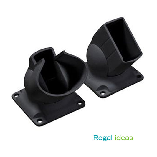 Urban Rail Stair Brackets - Textured Black