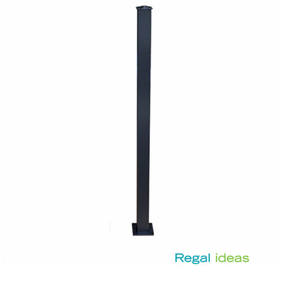 Urban Rail Stair Post - Textured Black