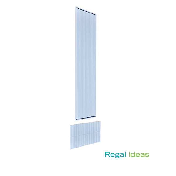Urban Rail Straight Pickets - Textured White