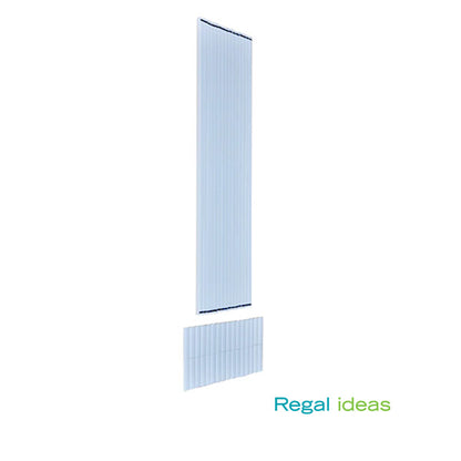 Urban Rail Straight Pickets - Textured White