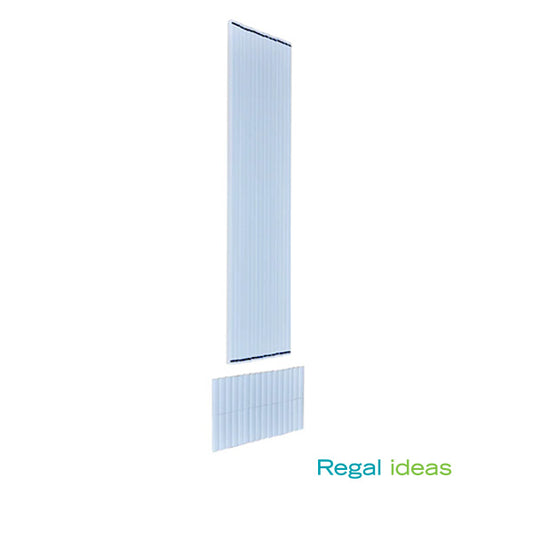 Urban Rail Straight Pickets - Textured White