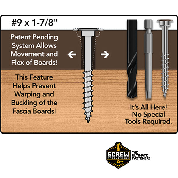 Screw Products Stainless Fascia Screw Features