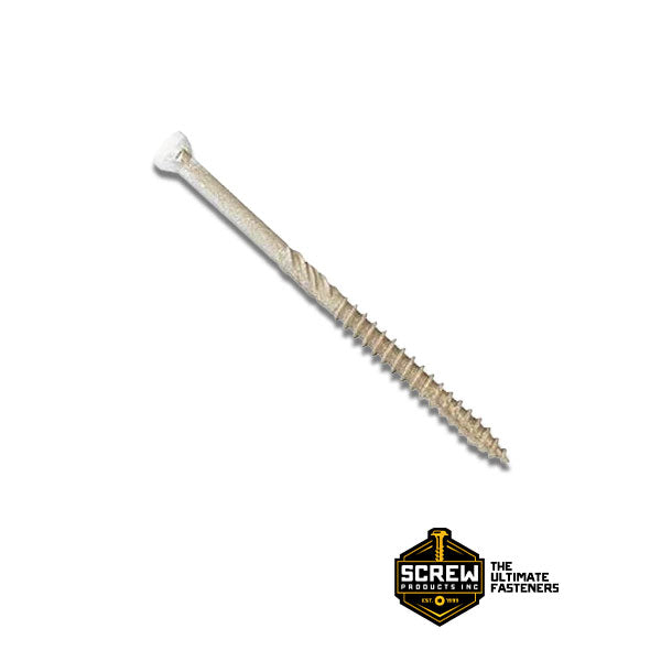 Screw Products White Epic Trim Head Screw