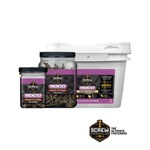 ROCO Wood To Metal Screw Packaging