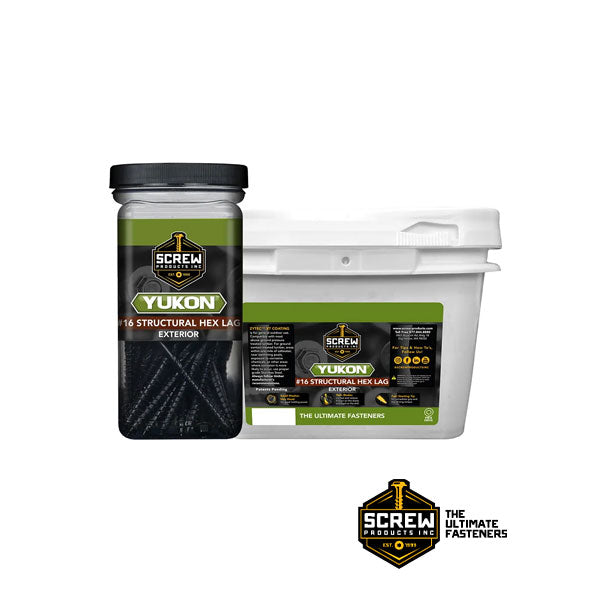 YUKON Hex Head Lag Screw Packaging