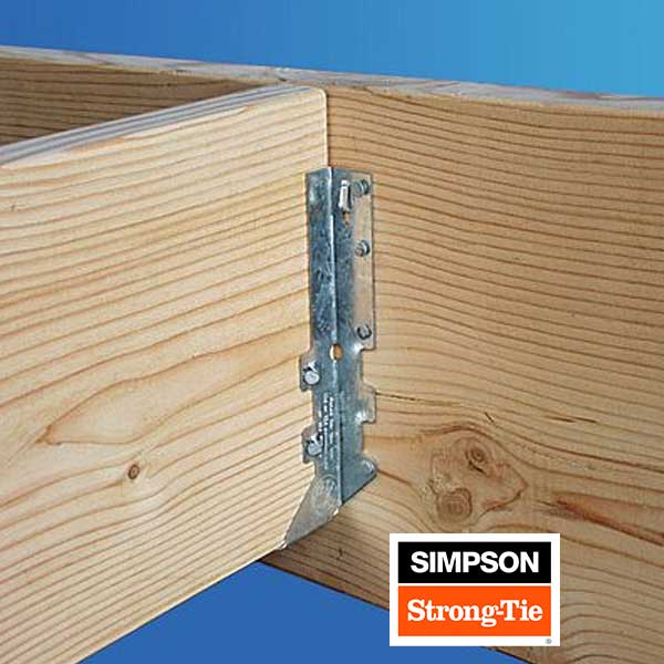Simpson Strong-Tie LUS Joist Hanger Installed - The Deck Store USA